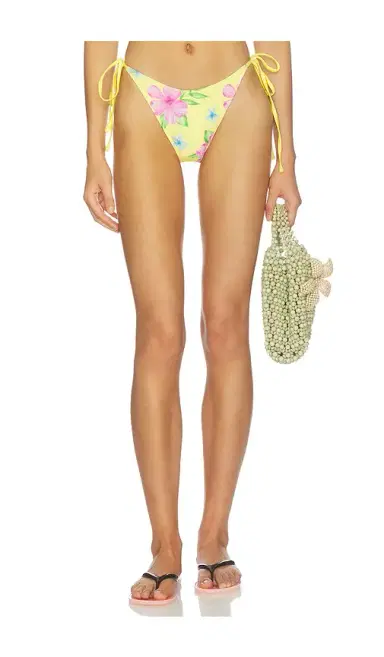 Frankies Bikinis Soleil Satin Beaded Bikini Bottom | Thumbnail 1 Frankies Bikinis Soleil Satin Beaded Bikini Bottom | Thumbnail 1
