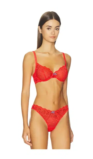Fleur du Mal Bianca Lace Balconette Bra | Thumbnail 2 Fleur du Mal Bianca Lace Balconette Bra | Thumbnail 2
