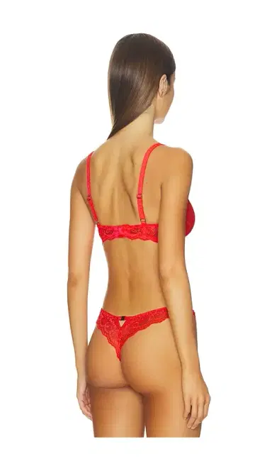 Fleur du Mal Bianca Lace Balconette Bra | Thumbnail 3 Fleur du Mal Bianca Lace Balconette Bra | Thumbnail 3