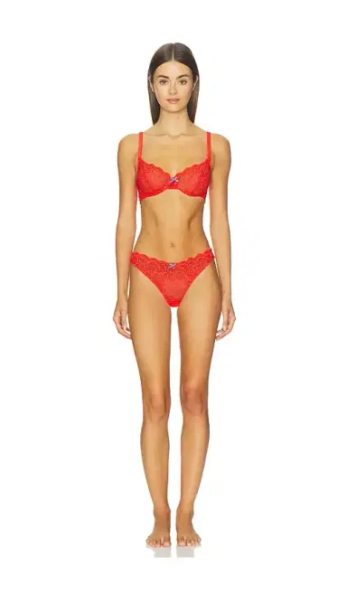 Fleur du Mal Bianca Lace Balconette Bra | Thumbnail 4 Fleur du Mal Bianca Lace Balconette Bra | Thumbnail 4