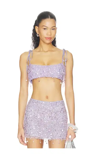 Asta Resort Yasmin Hand Beaded Tie Bralette | Thumbnail 1 Asta Resort Yasmin Hand Beaded Tie Bralette | Thumbnail 1