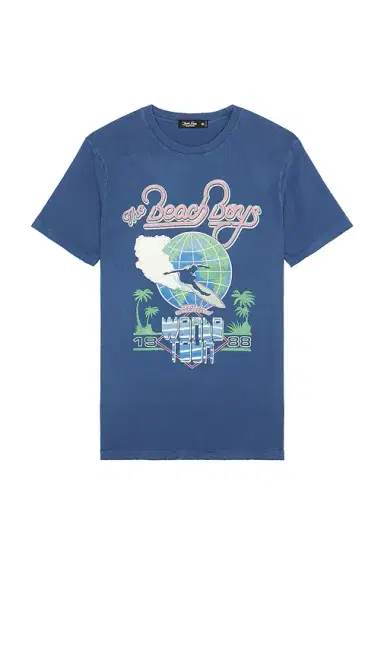 Junk Food Beach Boys 88 World Tour Tee | Thumbnail 4 Junk Food Beach Boys 88 World Tour Tee | Thumbnail 4