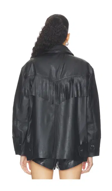 Found Hand Embroidered Leather Fringe Jacket | Thumbnail 4 Found Hand Embroidered Leather Fringe Jacket | Thumbnail 4