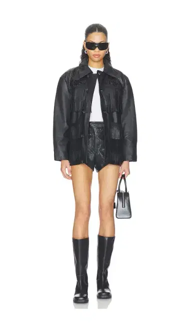 Found Hand Embroidered Leather Fringe Jacket | Thumbnail 5 Found Hand Embroidered Leather Fringe Jacket | Thumbnail 5