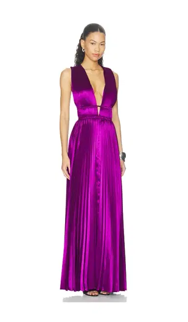 Ulla Johnson Lena Sleeveless Satin Gown | Thumbnail 2 Ulla Johnson Lena Sleeveless Satin Gown | Thumbnail 2