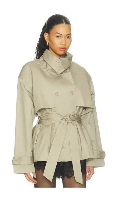 ROTATE Short Trench Coat | Thumbnail 3 ROTATE Short Trench Coat | Thumbnail 3