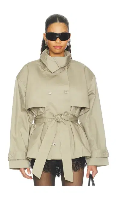 ROTATE Short Trench Coat | Thumbnail 1 ROTATE Short Trench Coat | Thumbnail 1