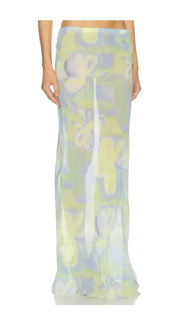 Runaway The Label Cyrus Low Waist Sheer Maxi Skirt | Thumbnail 2 Runaway The Label Cyrus Low Waist Sheer Maxi Skirt | Thumbnail 2