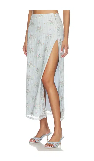Agua Bendita Tove Bleu Skirt | Thumbnail 3 Agua Bendita Tove Bleu Skirt | Thumbnail 3
