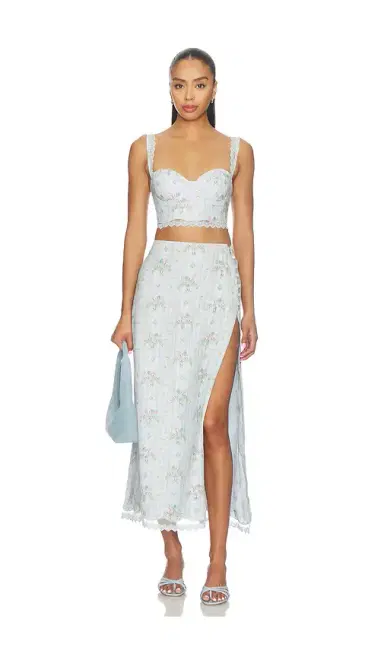 Agua Bendita Tove Bleu Skirt | Thumbnail 5 Agua Bendita Tove Bleu Skirt | Thumbnail 5