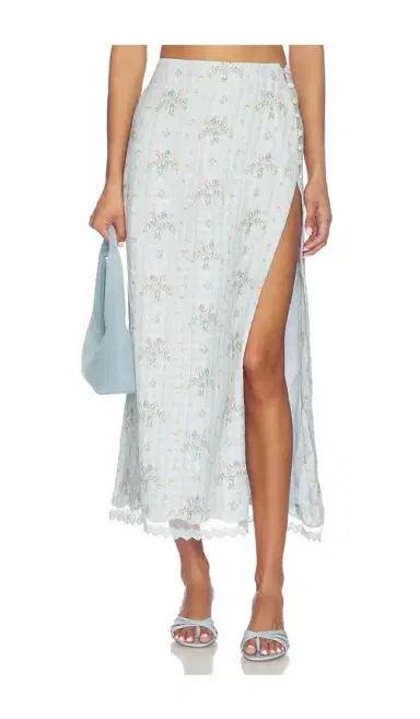 Agua Bendita Tove Bleu Skirt | Thumbnail 1 Agua Bendita Tove Bleu Skirt | Thumbnail 1