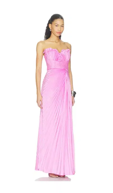 AMUR Kaylani Pleated Gown | Thumbnail 2 AMUR Kaylani Pleated Gown | Thumbnail 2