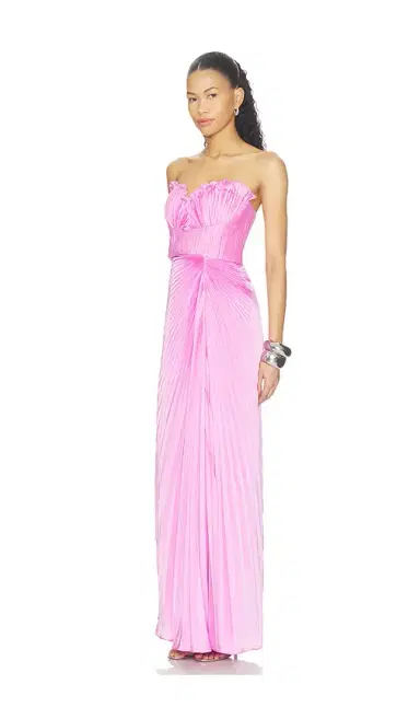 AMUR Kaylani Pleated Gown | Thumbnail 3 AMUR Kaylani Pleated Gown | Thumbnail 3