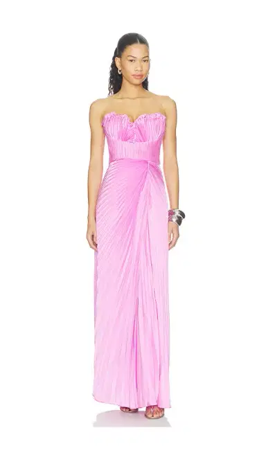 AMUR Kaylani Pleated Gown | Thumbnail 1 AMUR Kaylani Pleated Gown | Thumbnail 1