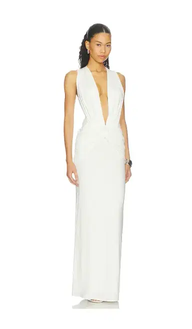Shona Joy Miro Sleeveless Plunged Maxi Dress | Thumbnail 2 Shona Joy Miro Sleeveless Plunged Maxi Dress | Thumbnail 2
