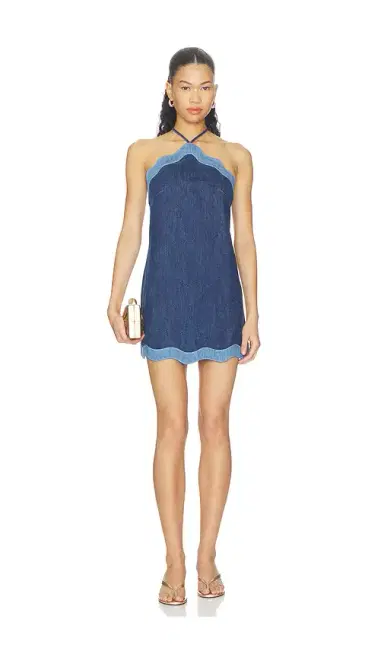 retrofete Tasia Denim Dress | Thumbnail 1 retrofete Tasia Denim Dress | Thumbnail 1