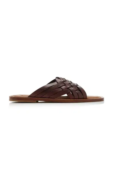 Miu Miu Woven Leather Sandals | Thumbnail 1 Miu Miu Woven Leather Sandals | Thumbnail 1