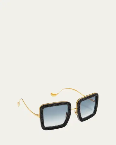 Anna-Karin Karlsson Beaming Sky Swarovski Square Acetate Sunglasses | Thumbnail 2 Anna-Karin Karlsson Beaming Sky Swarovski Square Acetate Sunglasses | Thumbnail 2