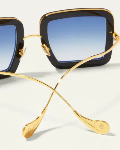 Anna-Karin Karlsson Beaming Sky Swarovski Square Acetate Sunglasses | Thumbnail 4 Anna-Karin Karlsson Beaming Sky Swarovski Square Acetate Sunglasses | Thumbnail 4
