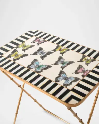 MacKenzie-Childs Butterfly Collection Cocktail Trays, Set of 4 | Thumbnail 3 MacKenzie-Childs Butterfly Collection Cocktail Trays, Set of 4 | Thumbnail 3