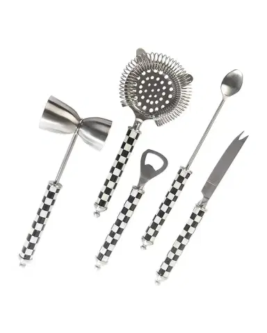 MacKenzie-Childs Courtly Check Bar Tool Set | Thumbnail 3 MacKenzie-Childs Courtly Check Bar Tool Set | Thumbnail 3