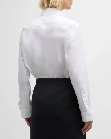 The Row Sisilia Menswear Poplin Shirt | Thumbnail 3 The Row Sisilia Menswear Poplin Shirt | Thumbnail 3