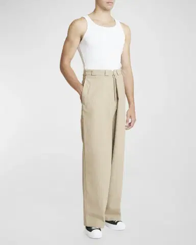 Givenchy Men's Pleated Chino Pants | Thumbnail 3 Givenchy Men's Pleated Chino Pants | Thumbnail 3
