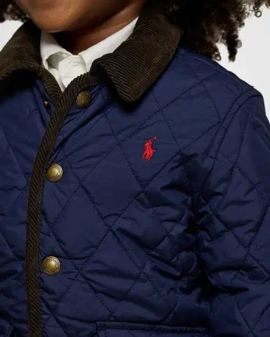 Polo Ralph Lauren Boy 's Matte Quilted Collared Jacket | Thumbnail 4 Polo Ralph Lauren Boy 's Matte Quilted Collared Jacket | Thumbnail 4