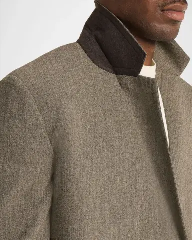 The Row Men's Devlin Wool Concealed-Front Blazer | Thumbnail 7 The Row Men's Devlin Wool Concealed-Front Blazer | Thumbnail 7