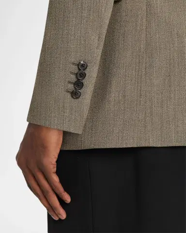 The Row Men's Devlin Wool Concealed-Front Blazer | Thumbnail 8 The Row Men's Devlin Wool Concealed-Front Blazer | Thumbnail 8