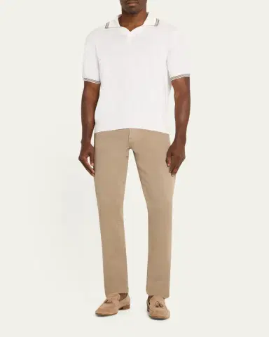 Fioroni Men's Giza Cotton Polo | Thumbnail 2 Fioroni Men's Giza Cotton Polo | Thumbnail 2