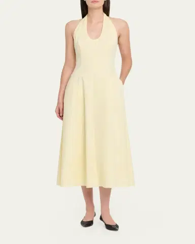 ANNA QUAN Bernie Halter Midi Dress | Thumbnail 2 ANNA QUAN Bernie Halter Midi Dress | Thumbnail 2