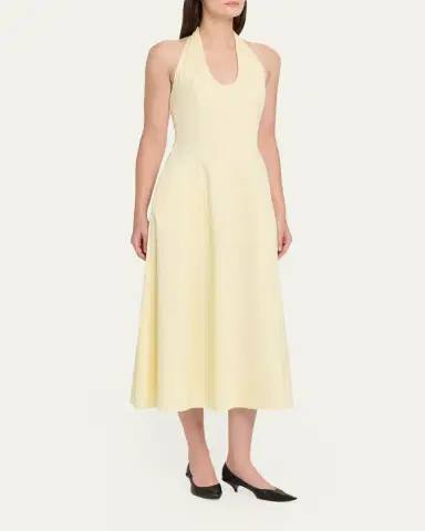 ANNA QUAN Bernie Halter Midi Dress | Thumbnail 4 ANNA QUAN Bernie Halter Midi Dress | Thumbnail 4
