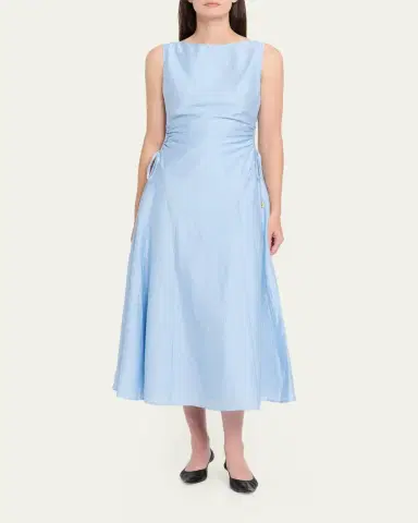 ANNA QUAN Mai Satin Midi Dress | Thumbnail 2 ANNA QUAN Mai Satin Midi Dress | Thumbnail 2