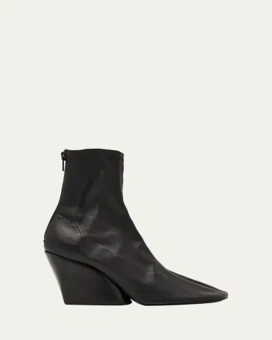 Proenza Schouler 70mm Slant Stretch Leather Ankle Boots | Thumbnail 4 Proenza Schouler 70mm Slant Stretch Leather Ankle Boots | Thumbnail 4