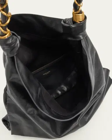 Saint Laurent Amalia YSL Chain Leather Shoulder Bag | Thumbnail 3 Saint Laurent Amalia YSL Chain Leather Shoulder Bag | Thumbnail 3