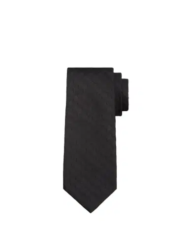 TOM FORD Men's Textured Tonal Jacquard Linen Tie | Thumbnail 1 TOM FORD Men's Textured Tonal Jacquard Linen Tie | Thumbnail 1