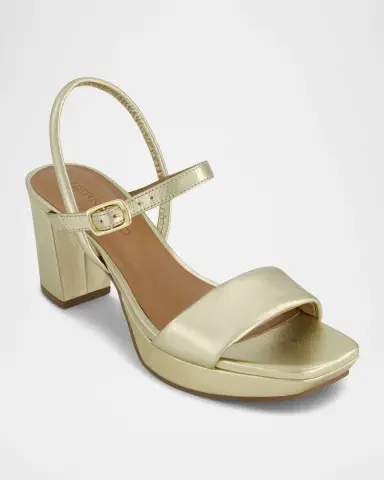 Bernardo Canto Metallic Leather Platform Sandals | Thumbnail 2 Bernardo Canto Metallic Leather Platform Sandals | Thumbnail 2