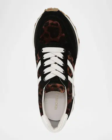 Veronica Beard Valentina Mixed Leather Retro Sneakers | Thumbnail 5 Veronica Beard Valentina Mixed Leather Retro Sneakers | Thumbnail 5
