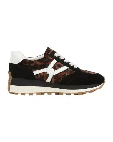 Veronica Beard Valentina Mixed Leather Retro Sneakers | Thumbnail 1 Veronica Beard Valentina Mixed Leather Retro Sneakers | Thumbnail 1