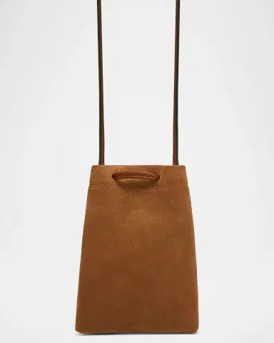 Strathberry Osette Large Suede Pouch Bag | Thumbnail 7 Strathberry Osette Large Suede Pouch Bag | Thumbnail 7