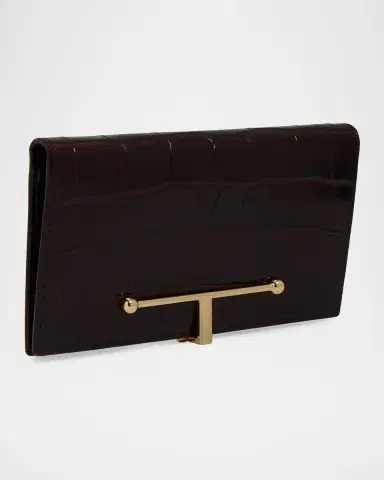 Strathberry Large Melville Street Croc-Embossed Leather Wallet | Thumbnail 3 Strathberry Large Melville Street Croc-Embossed Leather Wallet | Thumbnail 3