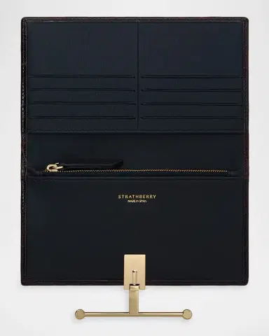 Strathberry Large Melville Street Croc-Embossed Leather Wallet | Thumbnail 4 Strathberry Large Melville Street Croc-Embossed Leather Wallet | Thumbnail 4