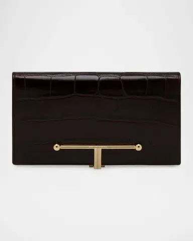 Strathberry Large Melville Street Croc-Embossed Leather Wallet | Thumbnail 6 Strathberry Large Melville Street Croc-Embossed Leather Wallet | Thumbnail 6