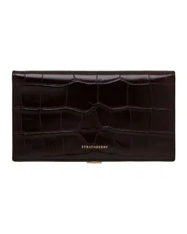 Strathberry Large Melville Street Croc-Embossed Leather Wallet | Thumbnail 1 Strathberry Large Melville Street Croc-Embossed Leather Wallet | Thumbnail 1