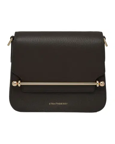 Strathberry Ace Mini Grain Leather Clutch Bag | Thumbnail 1 Strathberry Ace Mini Grain Leather Clutch Bag | Thumbnail 1