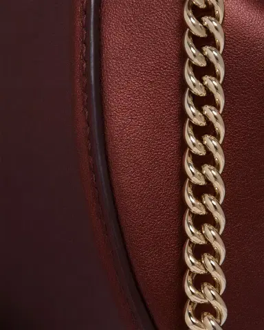 STRATHBERRY Crescent Moon Mini Metallic Leather Top-Handle Bag | Thumbnail 6 STRATHBERRY Crescent Moon Mini Metallic Leather Top-Handle Bag | Thumbnail 6