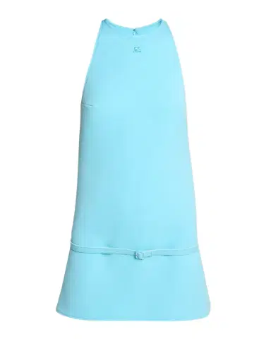 Courreges Belted Twill A-Line Minidress | Thumbnail 1 Courreges Belted Twill A-Line Minidress | Thumbnail 1