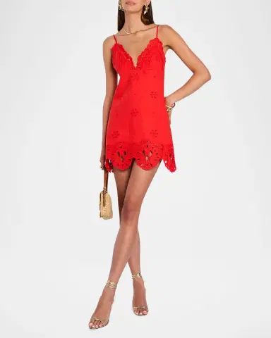 Retrofete Nebullah Embroidered Mini Dress | Thumbnail 2 Retrofete Nebullah Embroidered Mini Dress | Thumbnail 2