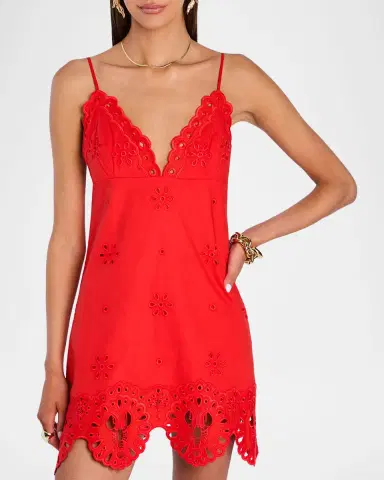 Retrofete Nebullah Embroidered Mini Dress | Thumbnail 4 Retrofete Nebullah Embroidered Mini Dress | Thumbnail 4